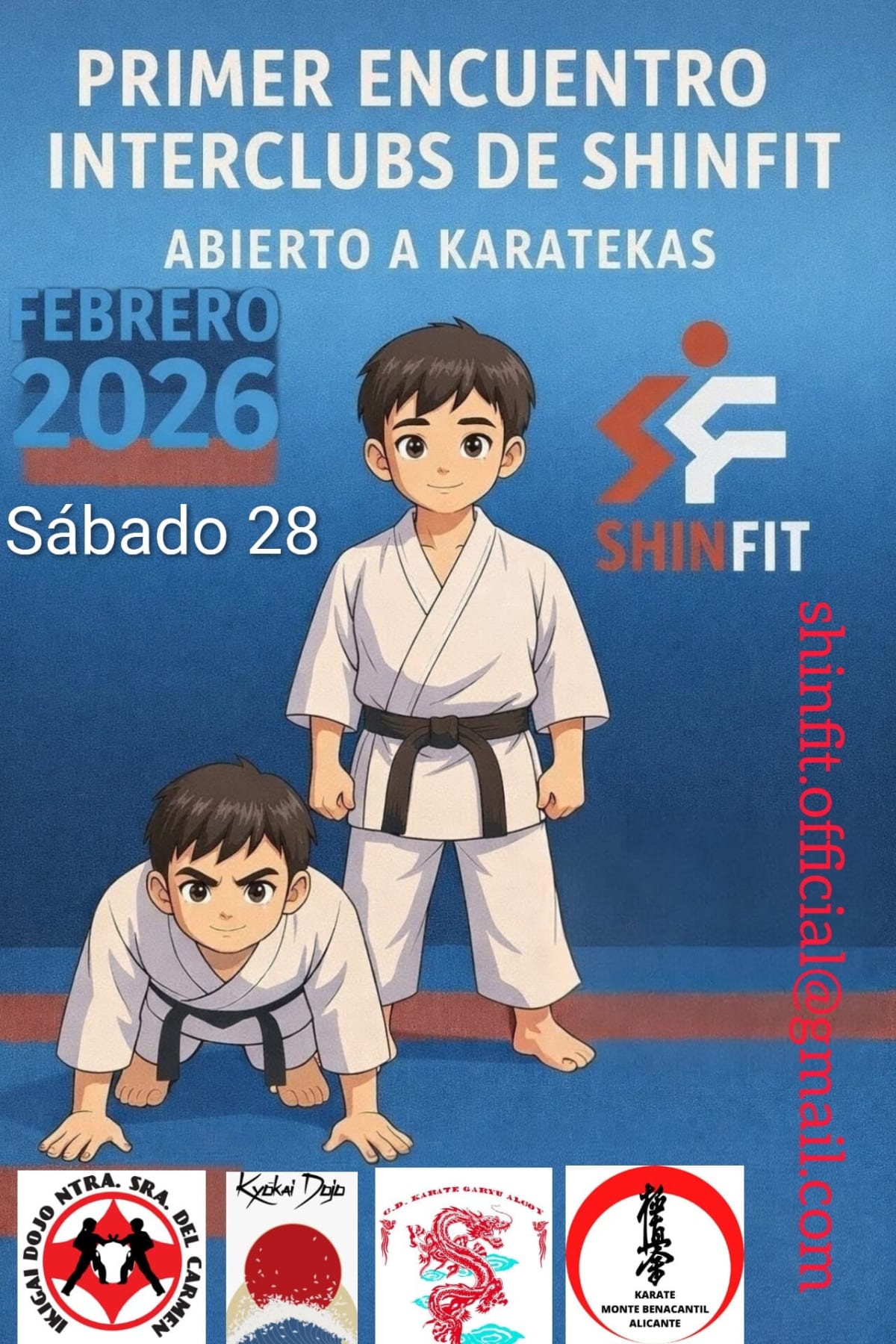 SHINFIT (vacaciones hasta 3/2/26) - Karate a Mutxamel