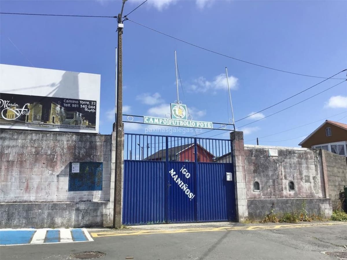 Campo de futbol de Maniños (O Pote) - Fútbol a Fene