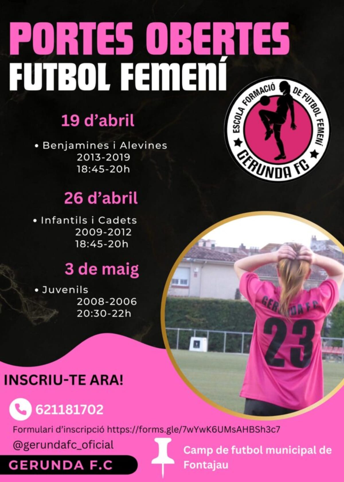 Gerunda FC , Club de futbol femení de Girona - Fútbol in Girona
