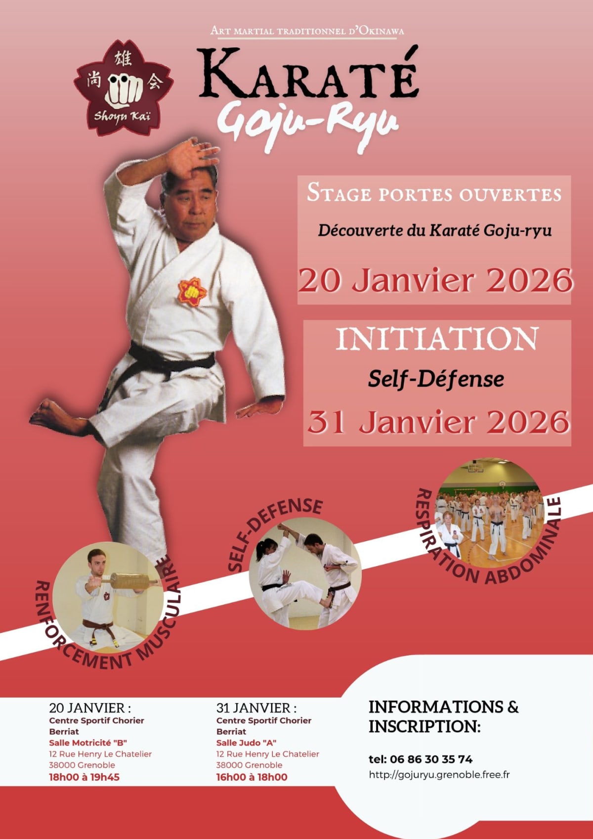 Karate Goju Ryu d'Okinawa - Grenoble (Shorei-Kan - Yubukan International) - Karate a Grenoble