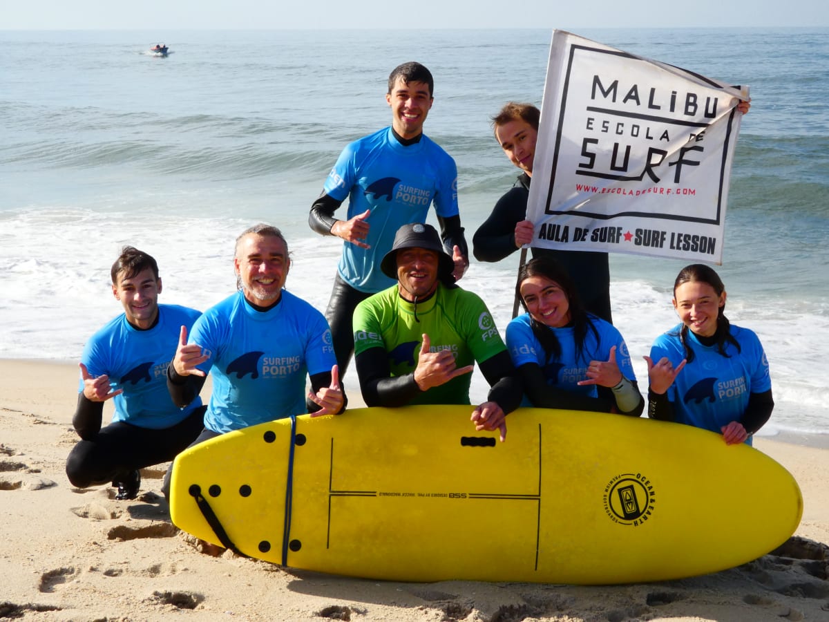 Malibu Escola de Surf desde 1999 - Surf in Vila Nova de Gaia