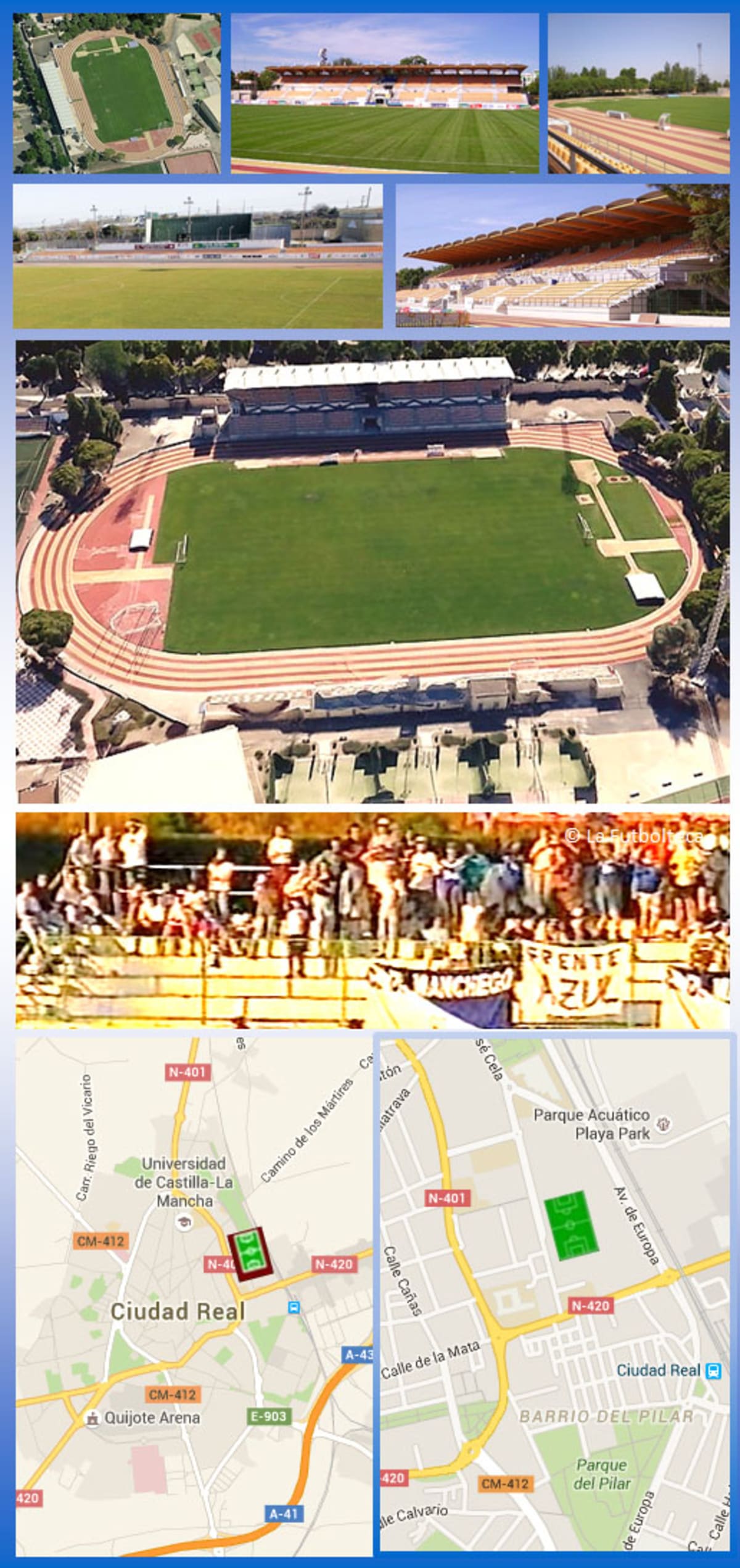 Estadio Municipal Rey Juan Carlos I - Fútbol en Ciudad Real