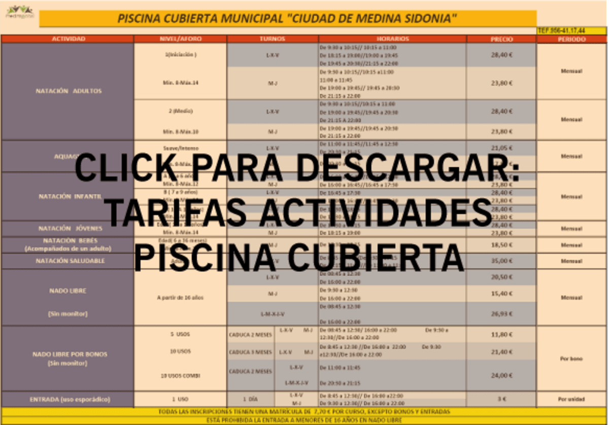 Piscina De Medina Sidonia - Natacion in Medina-Sidonia