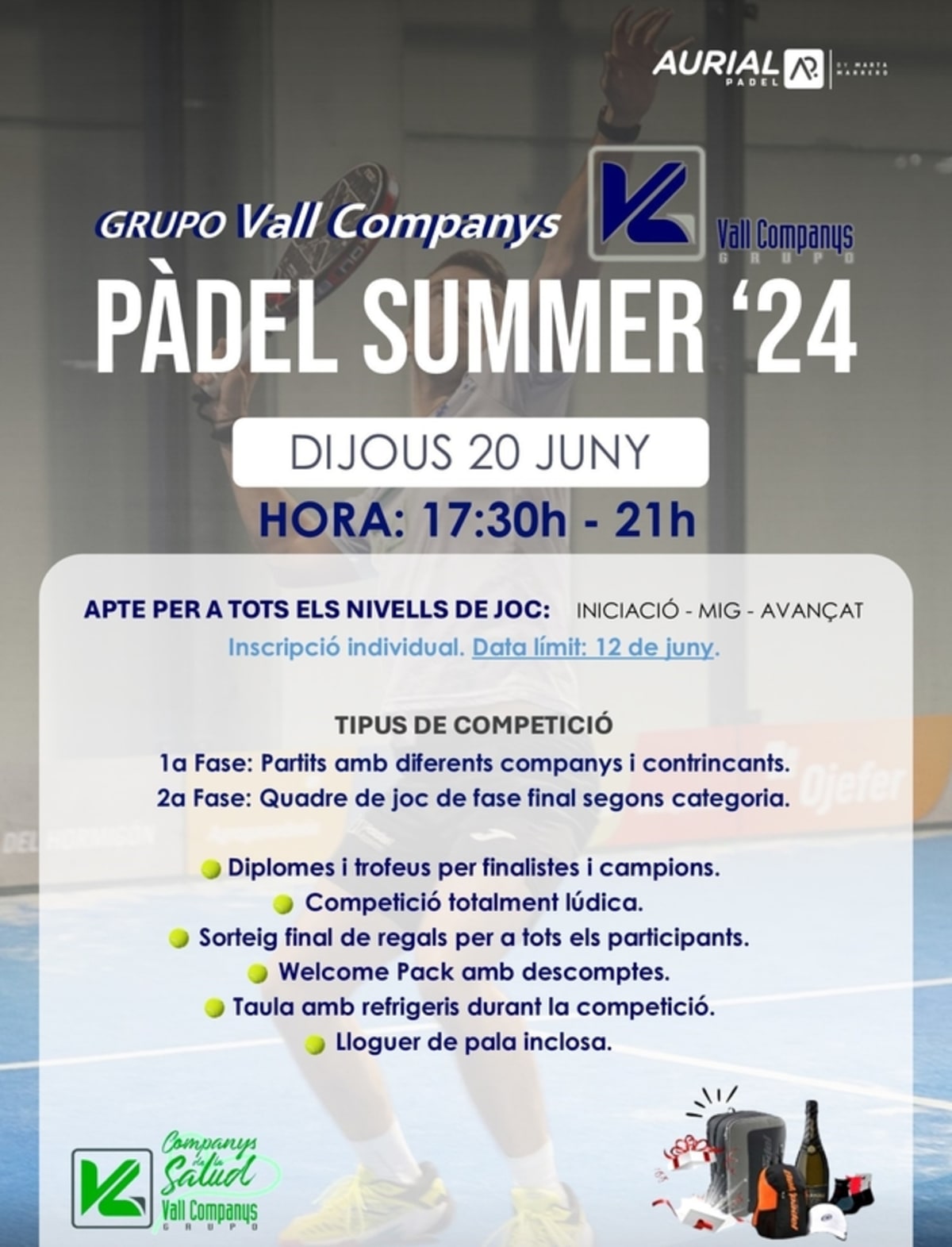 Aurial Pàdel - Interior - Tenis in Lleida