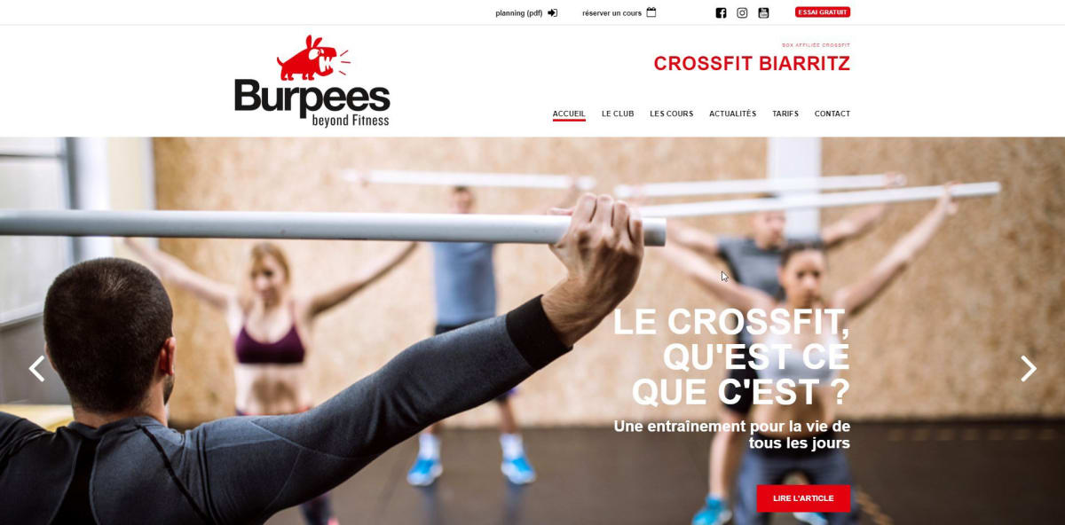 Burpees - CrossFit Biarritz - Crossfit en Biarritz