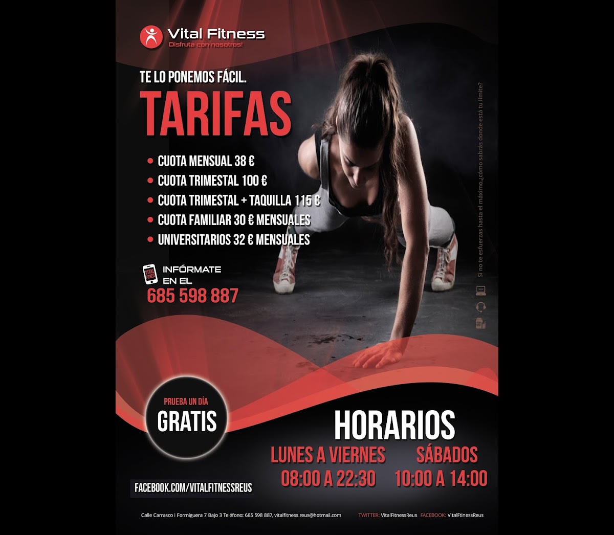 Gimnàs Vital Fitness - Gimnasia em Reus