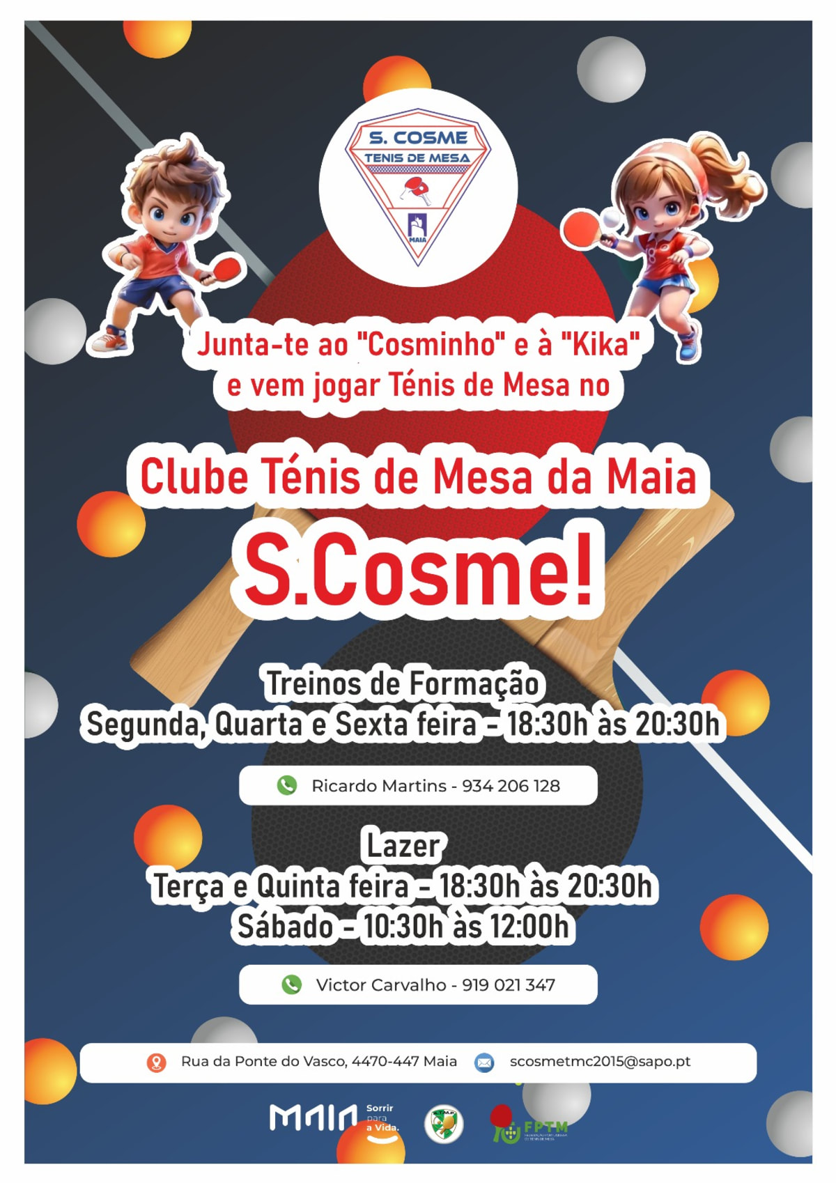 S.Cosme Ténis de Mesa Clube Maia - Tenis_de_mesa en Maia