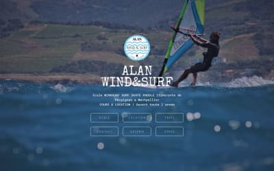 Alan Wind&Surf School Hire Planche À Voile / Surf / Paddle / Skate - surf in Le Barcarès
