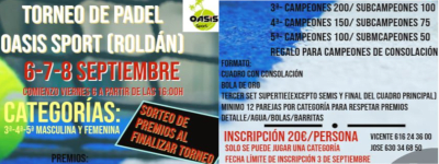 Oasis Sport - padel in Roldán