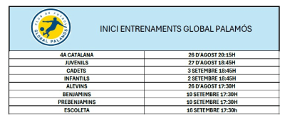 Global Palamós F.C. - fútbol in Palamós