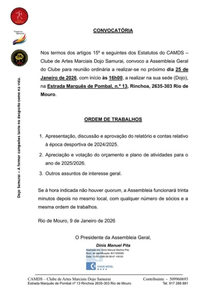 Dojo Samurai - Martial Arts Academy - karate in Rio de Mouro