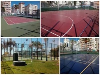 Pistas Paseo Maritimo de Torre del Mar - baloncesto in Torre del Mar