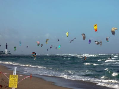 Kiteboarding beach. - kitesurf in Fort Lauderdale