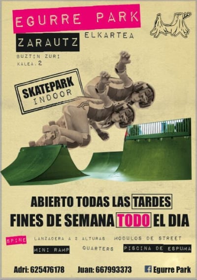Indoor Zarautz - skateboard in Zarautz