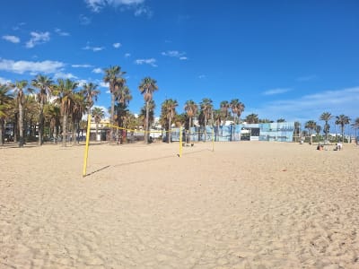 Pista de voleibol de platja - voleibol in Salou