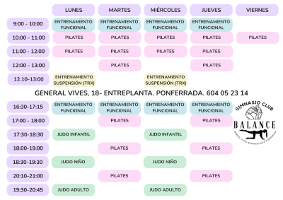 Gym Club Balance - judo in Ponferrada