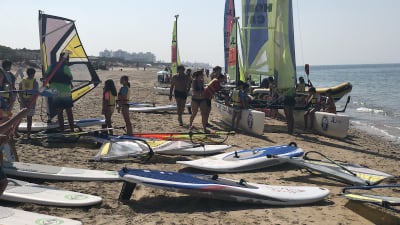 Sailing school Actiba2000 Luz Beach - kitesurf in Rota
