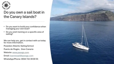 Poseidon Atlantic Sailing School - vela in Lomo Quiebre