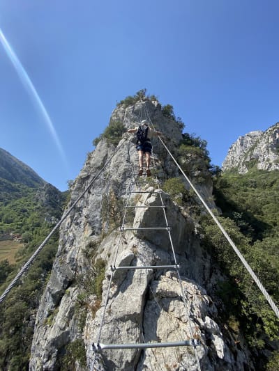 Vía Ferrata Escalera al Cielo K3 - hipica in La Hermida