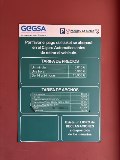 Parking "La Hípica" - hipica in Granada