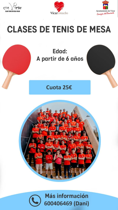 Club tenis de mesa Vícar - tenis in Las Cabañuelas