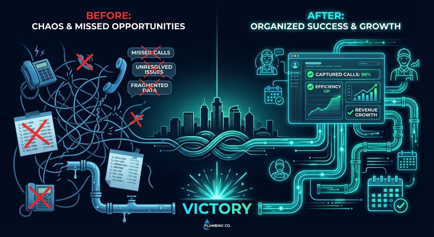 94% Less Abandoned Calls: A Phoenix Plumbing Company's 90-Day AI Transformation