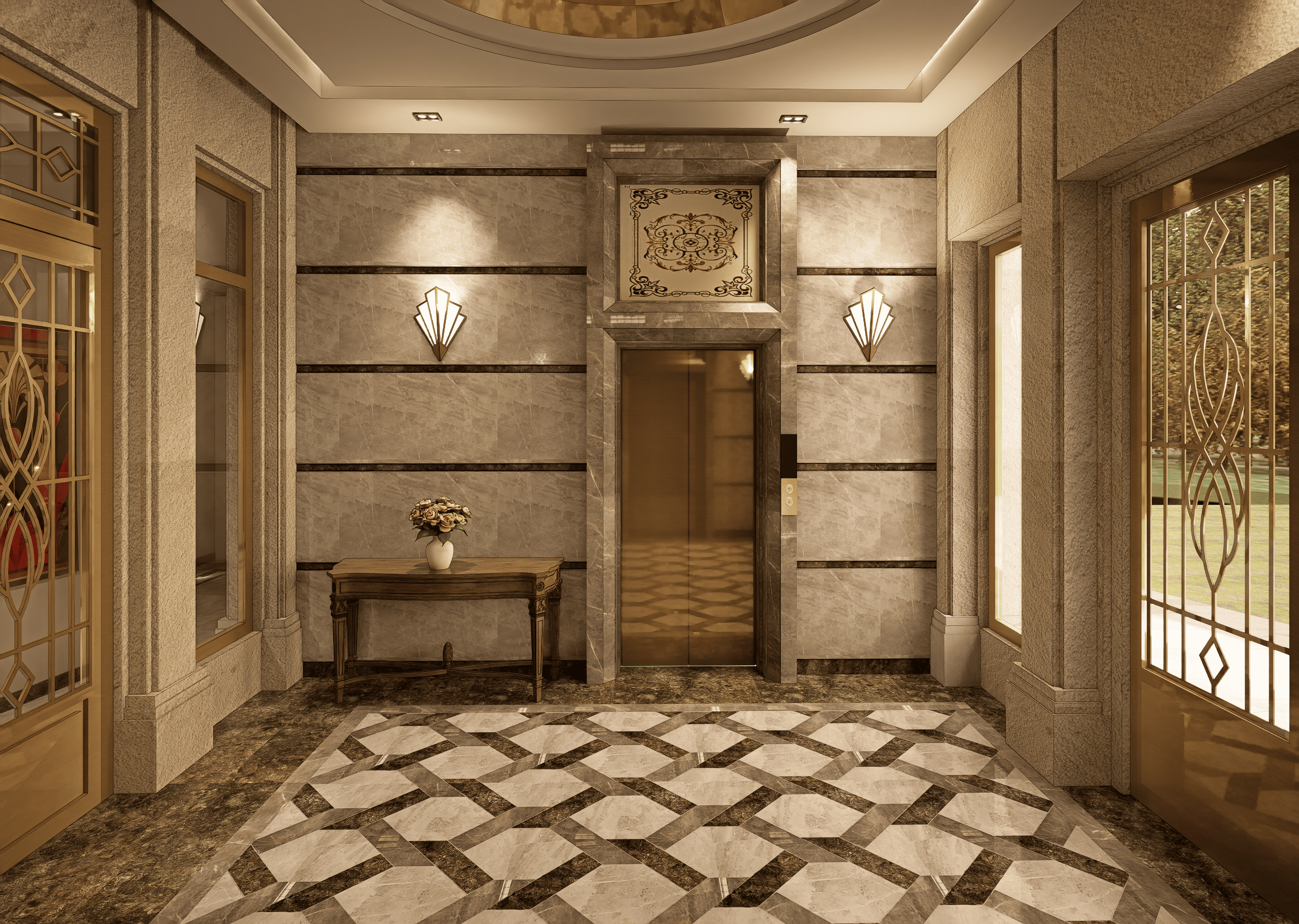 Art Deco entrance lobby 01