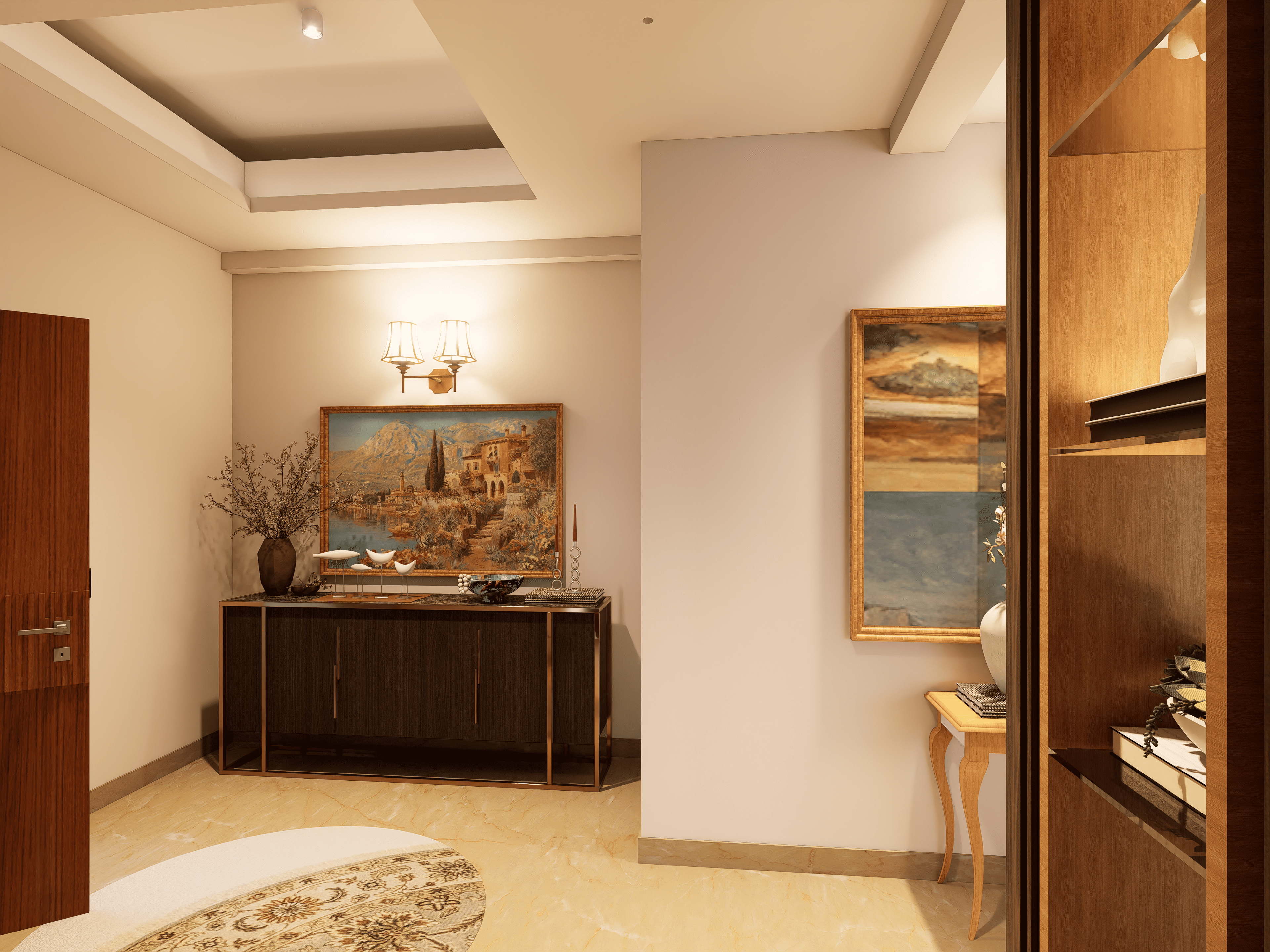 Type 06 apartment entrance foyer