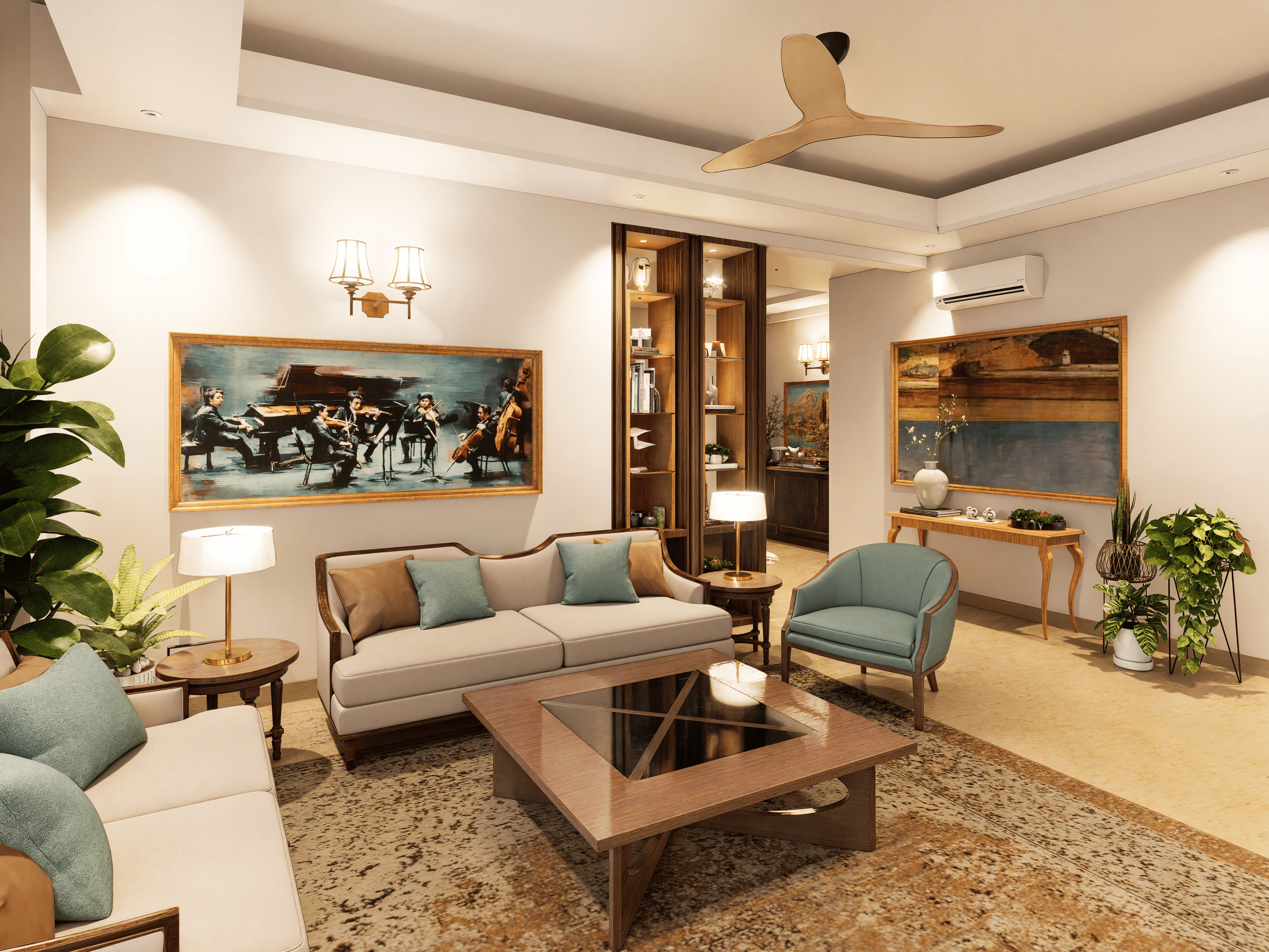 Type 06 apartment living room 01