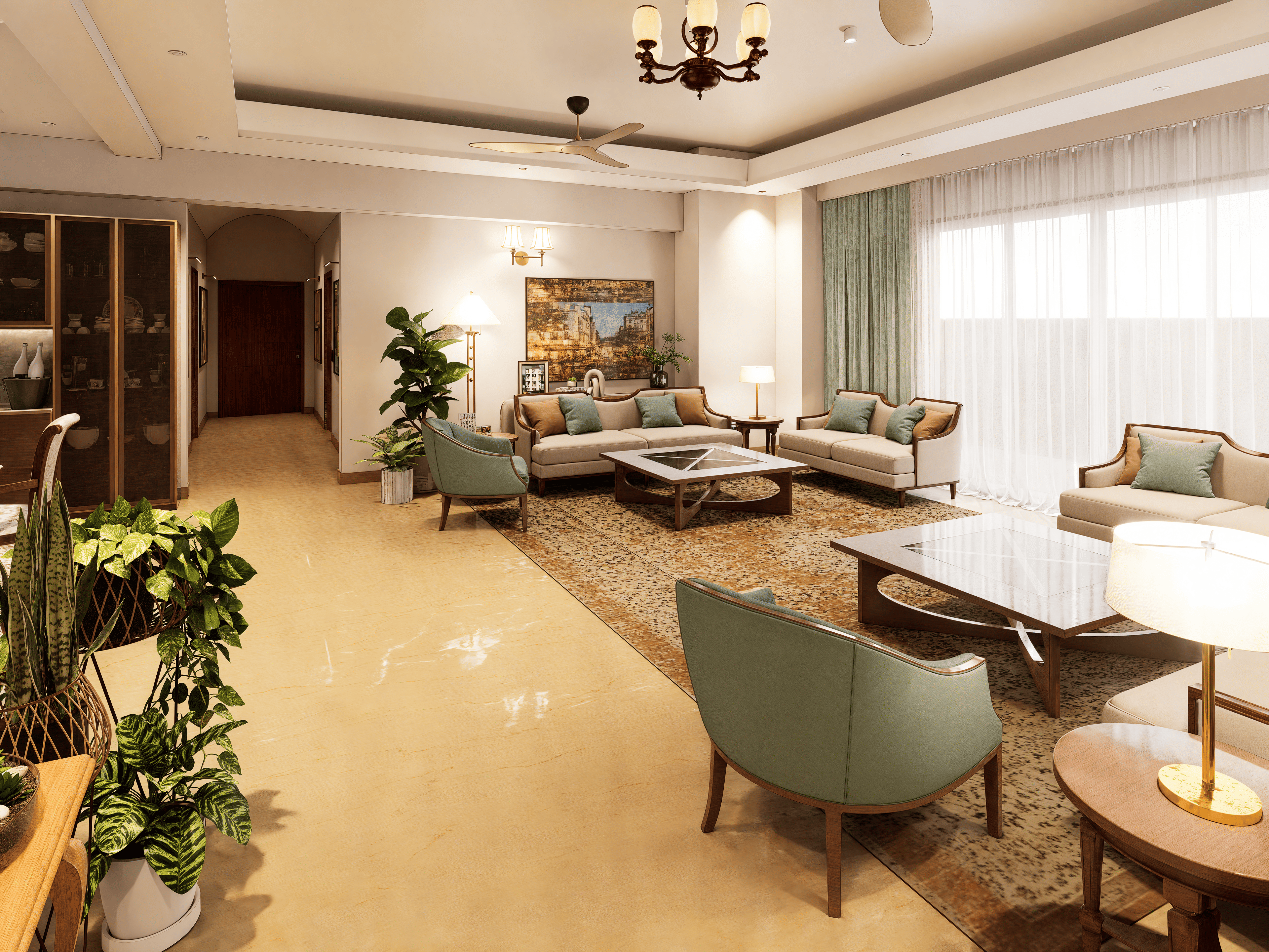 Type 06 apartment living room 03