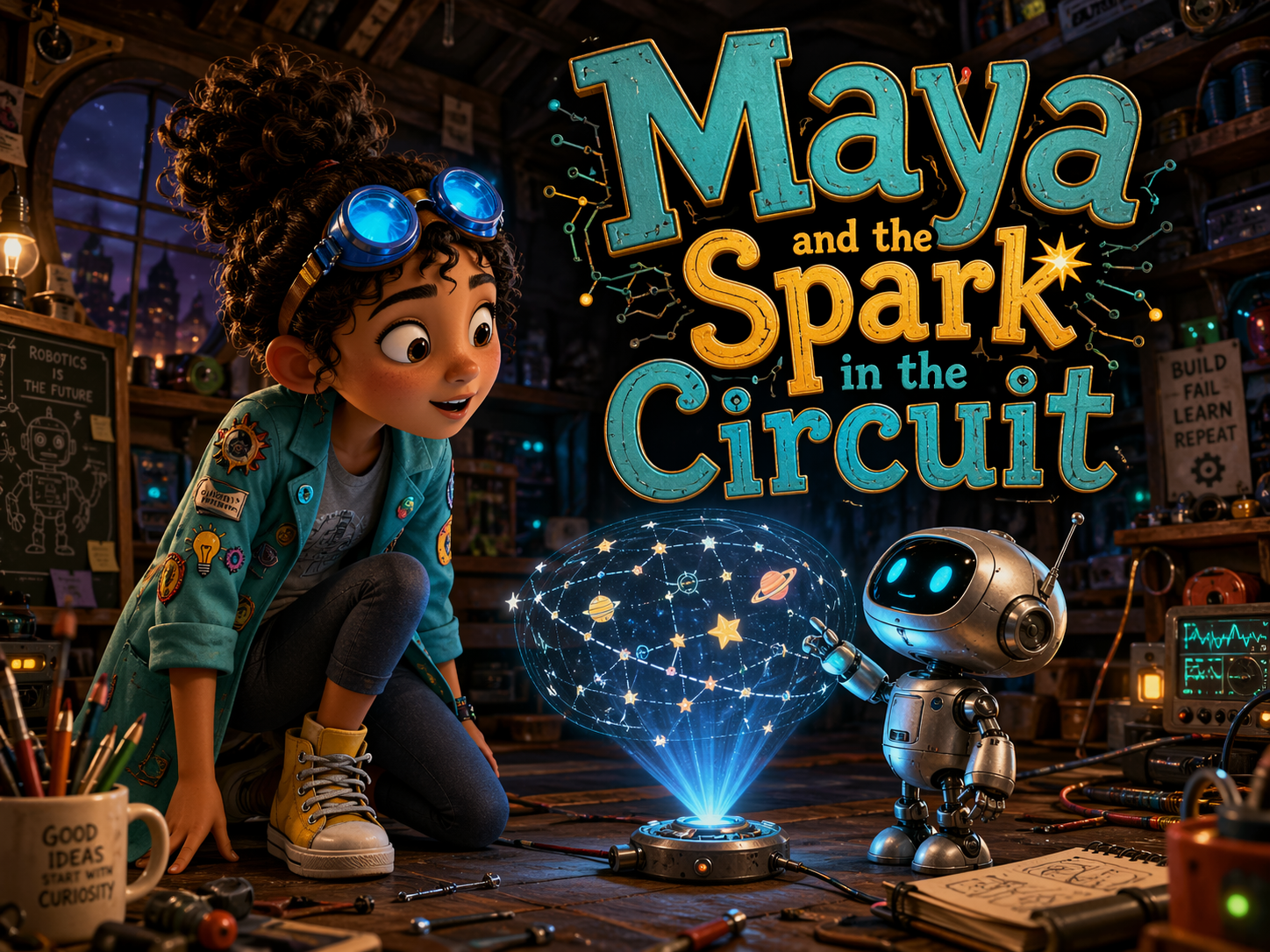 Maya and the Spark in the Circuit