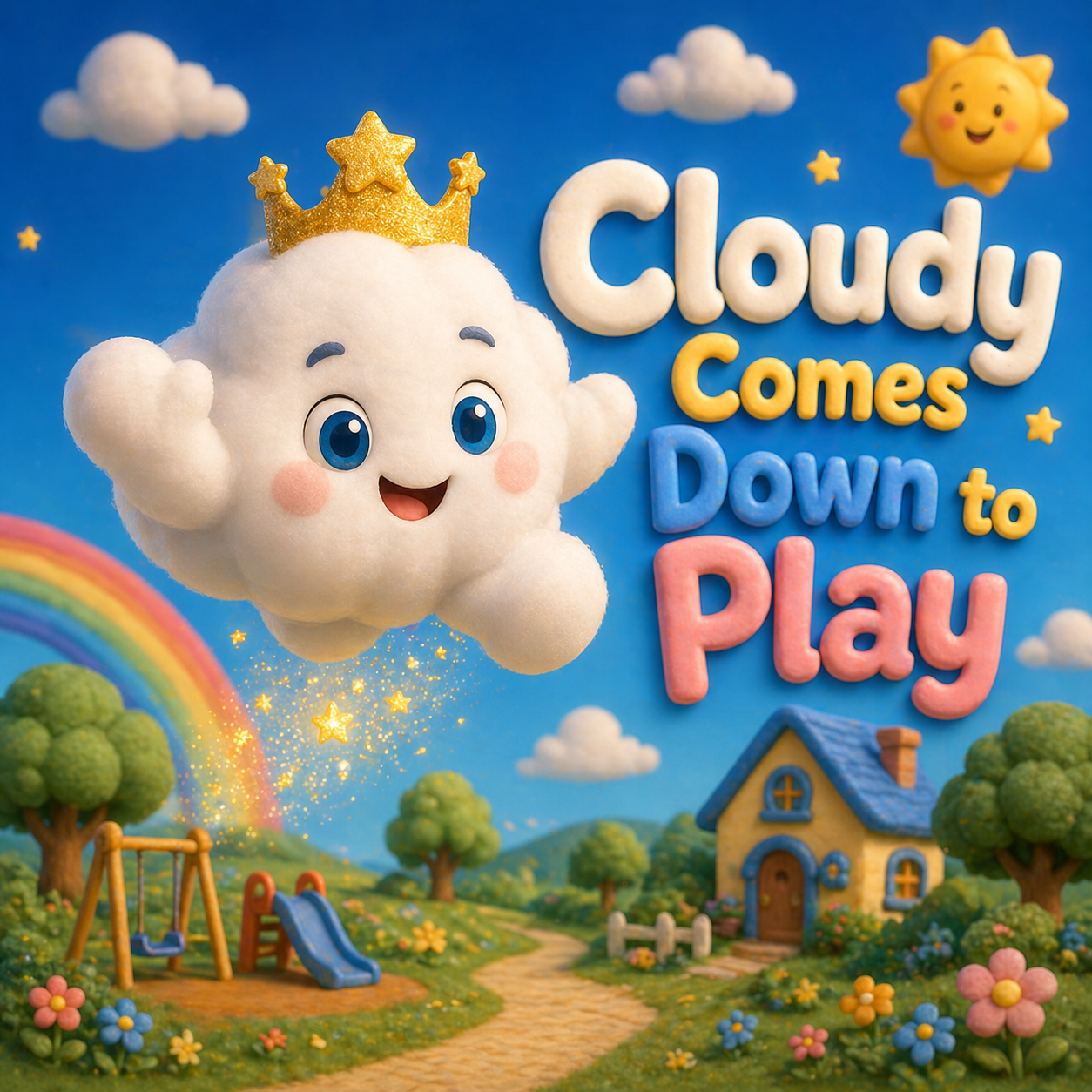 Cloudy Comes Down to Play