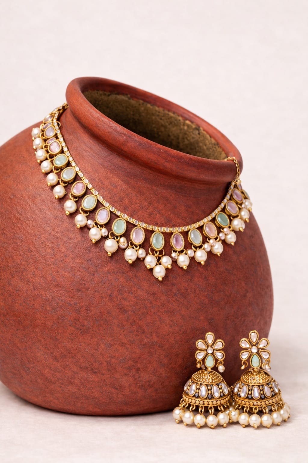 Multi Coloured Kundan Set