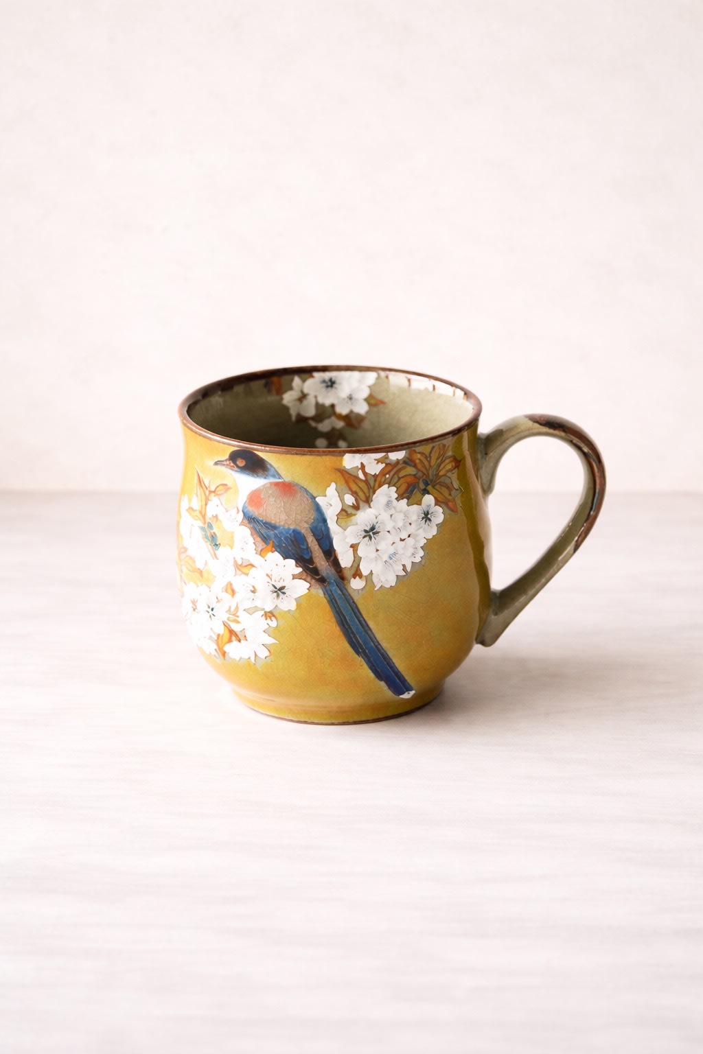 Blue Pottery Mug