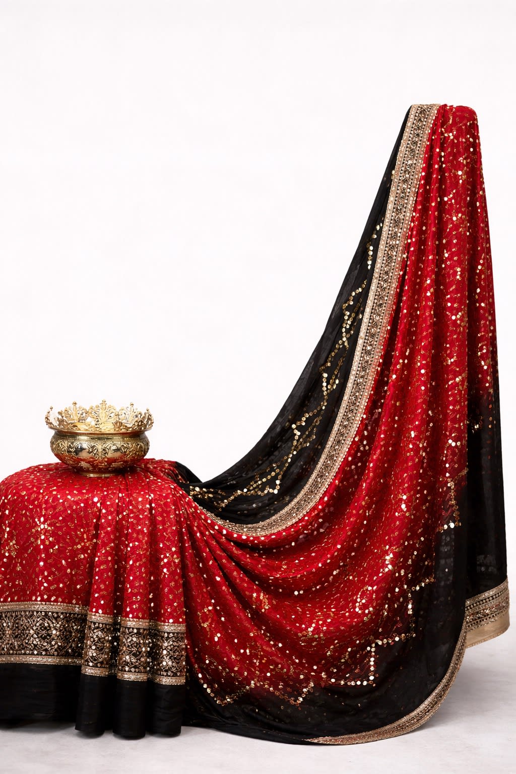 Two Shade Mukesh Shawl