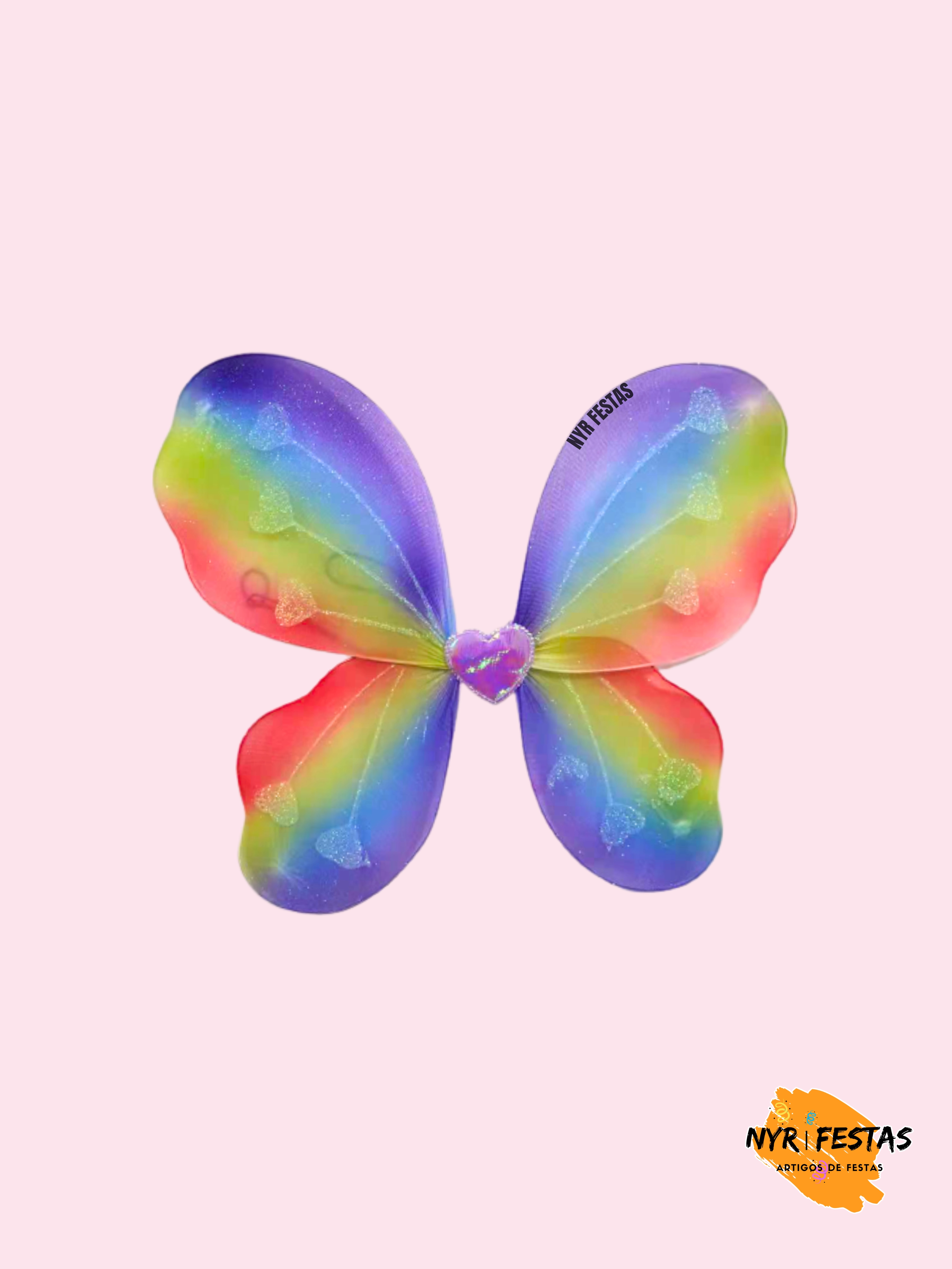 Asa de Borboleta Multicolorida