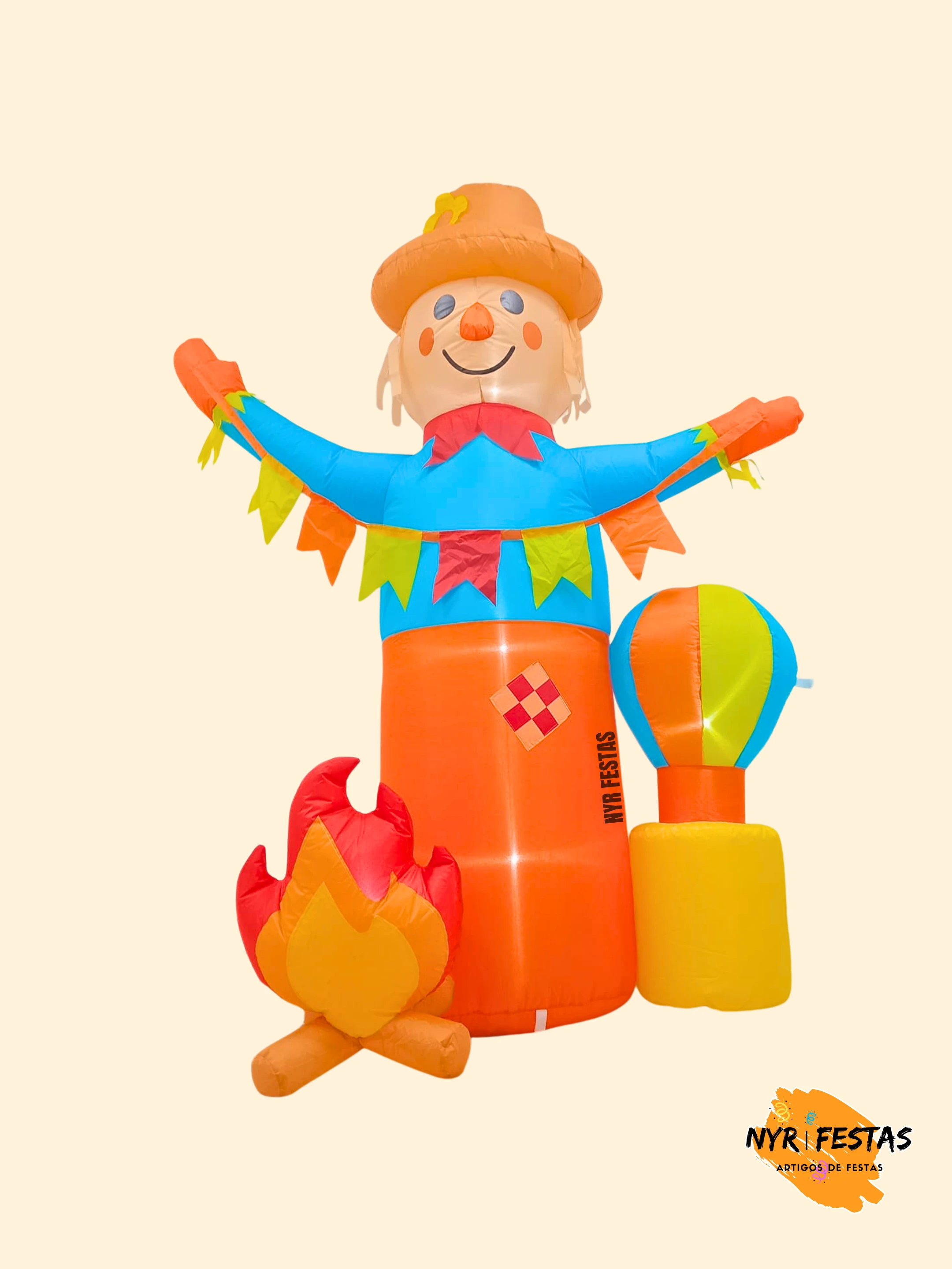 Inflável Bivolt Boneco Junino