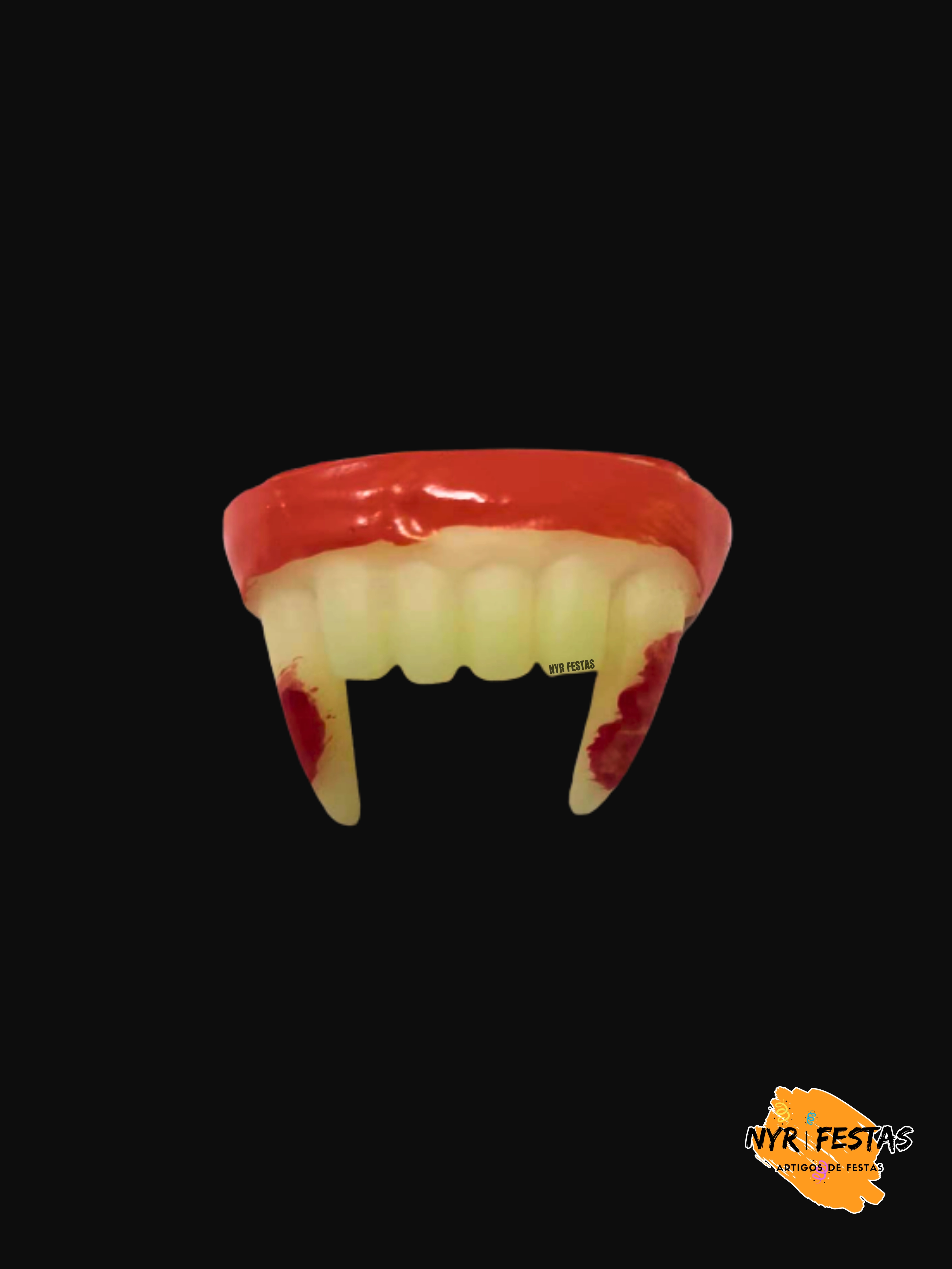 Dente de Vampiro em Silicone