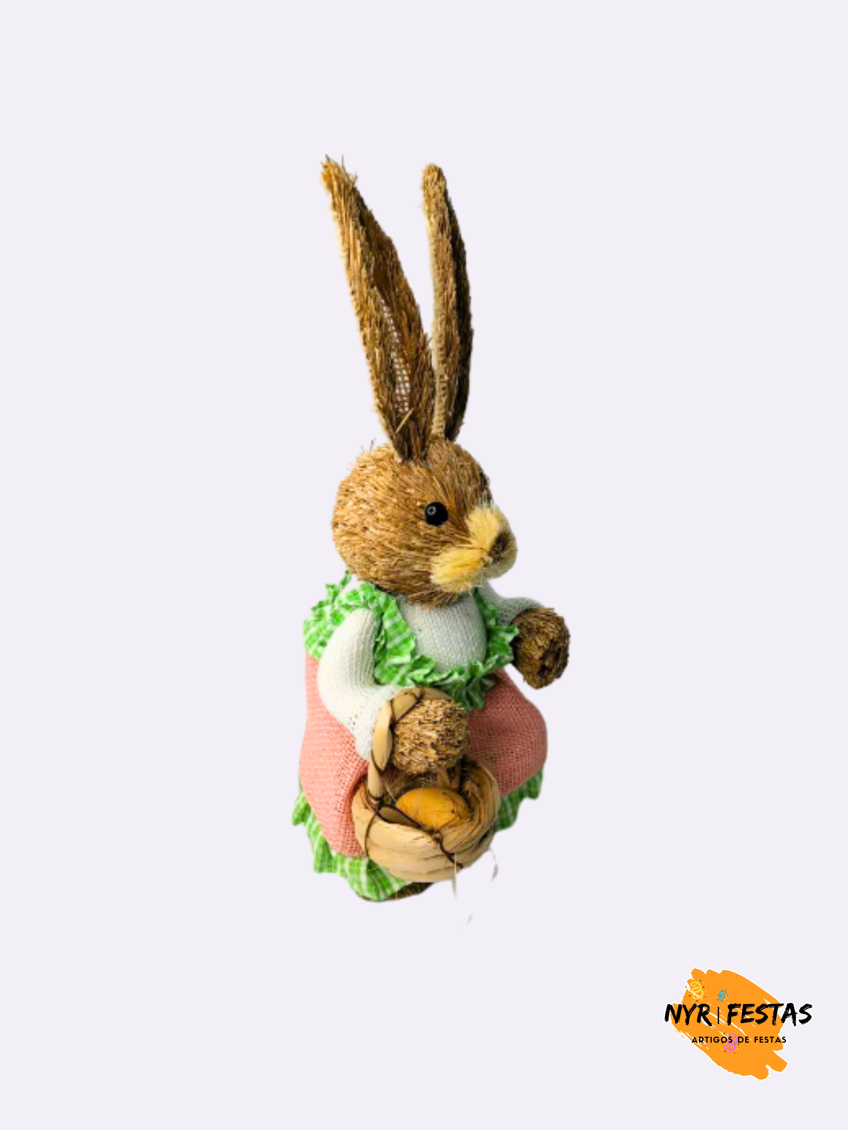 Enfeite Coelhinho de Páscoa Luxo