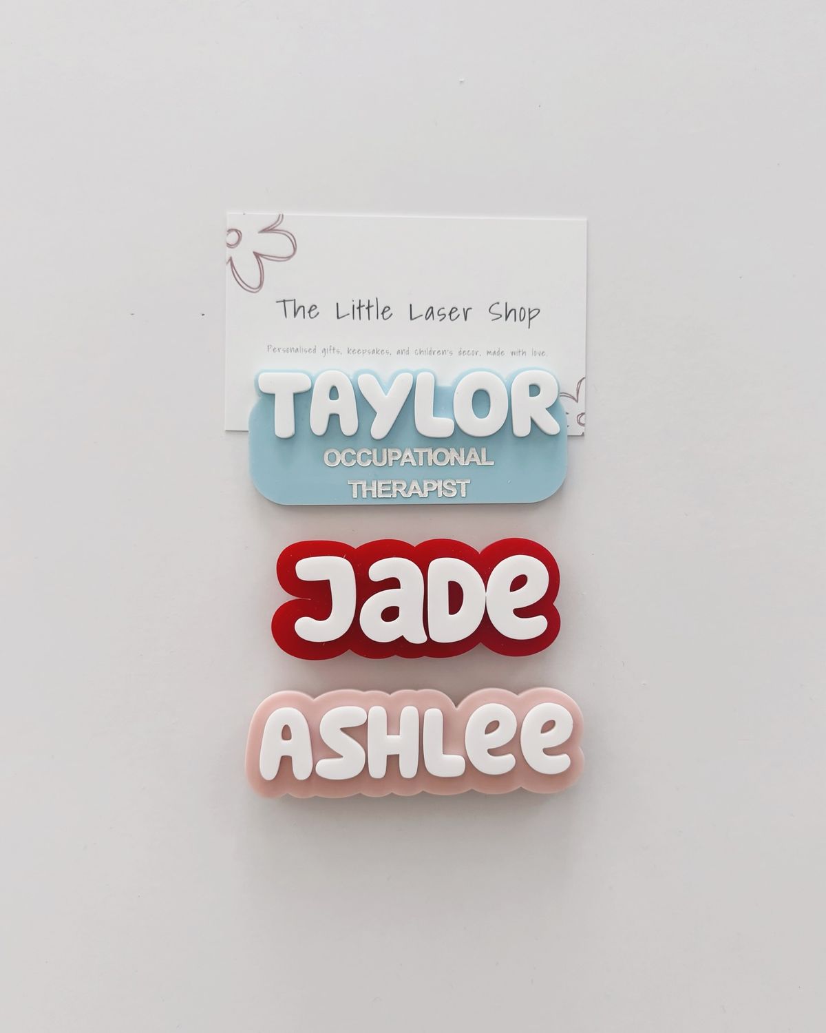 Name Tag in 3D