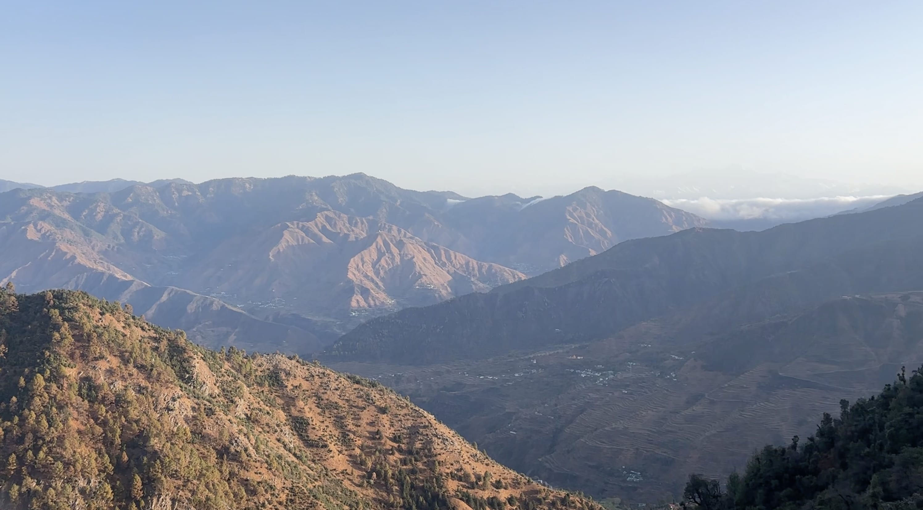 View from stay in Dhanaulti