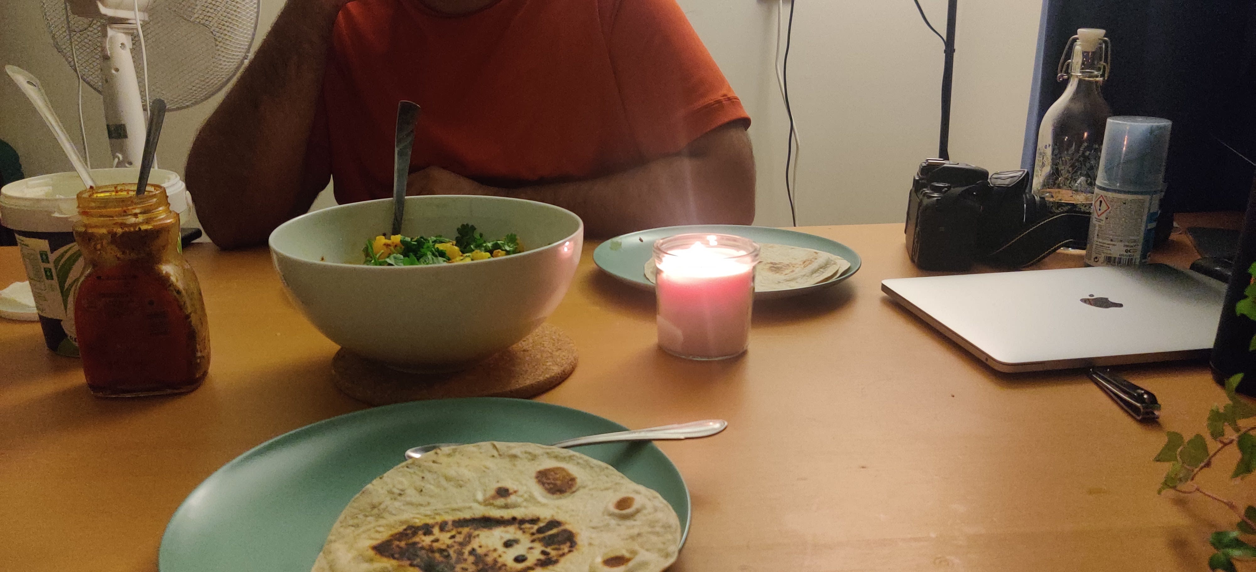 Food he cooked