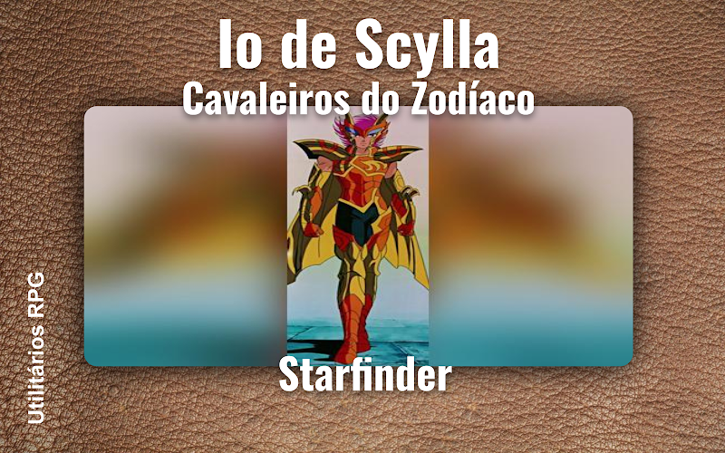 Io de Scylla Cavaleiros do Zodíaco - Ficha de RPG (Starfinder)