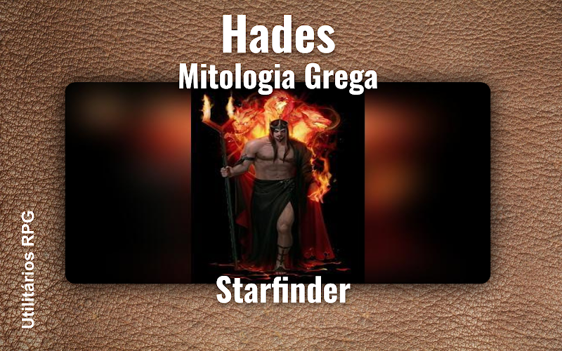 Hades Mitologia Grega - Ficha de RPG (Starfinder)