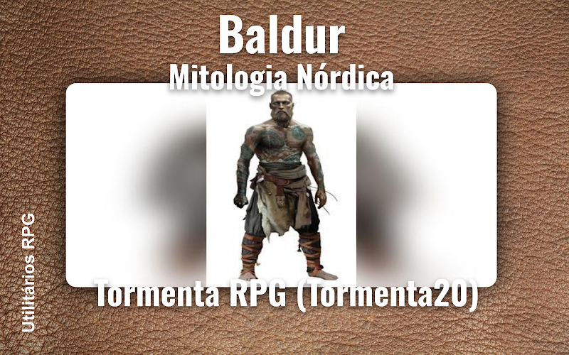Baldur Mitologia Nórdica - Ficha de RPG (Tormenta RPG (Tormenta20))