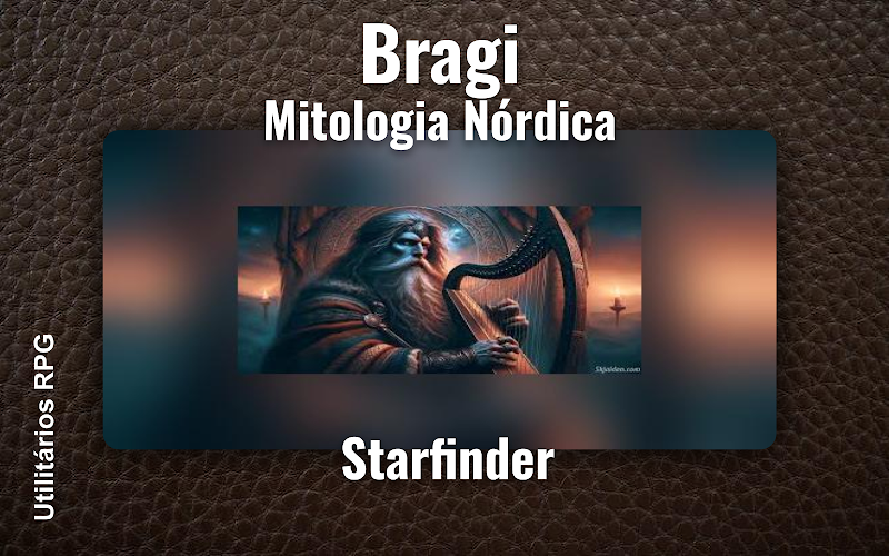 Bragi Mitologia Nórdica - Ficha de RPG (Starfinder)