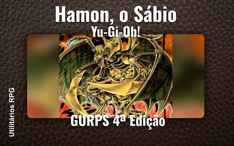 Hamon, o Sábio Yu-Gi-Oh! - Ficha de RPG (GURPS 4ª Edição)