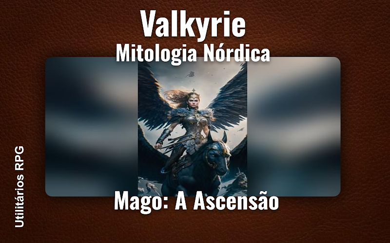 Valkyrie Mitologia Nórdica - Ficha de RPG (Mago: A Ascensão)