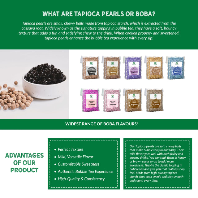 What are tapioca pearls — advantages