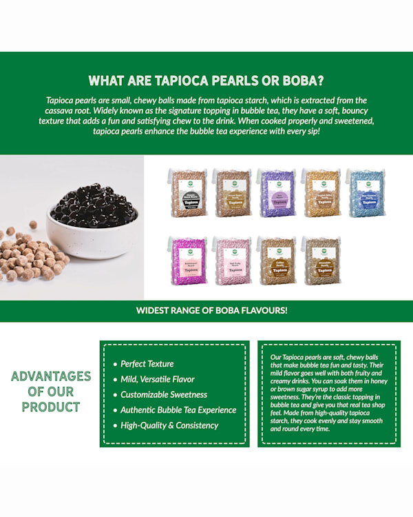 Cooking with tapioca pearls